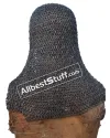 Round Riveted Aluminum Chain Mail Hood 10 mm image 2