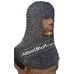 Round Riveted Aluminum Chain Mail Hood 10 mm
