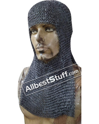 Round Riveted Flat Washer Rectangle Chainmail 6 mm Coif