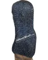 Titanium Chain Mail Coif Flat Riveted 9mm Chainmail Hood image 6