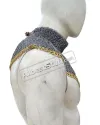 6 in 1 Ring Medieval Chain Mail Collar High Neck image 11