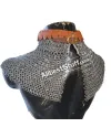 6 in 1 Ring Medieval Chain Mail Collar High Neck image 7
