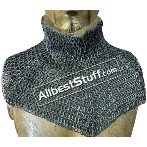6 in 1 Ring Medieval Chain Mail Collar High Neck