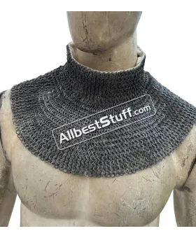 6 MM High Neck Chainmail Collar