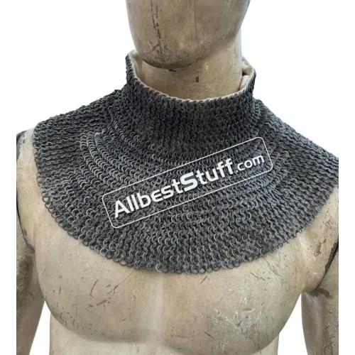 6 MM High Neck Chainmail Collar