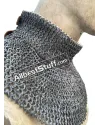 6 MM High Neck Chainmail Collar image 2