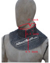 6 MM High Neck Chainmail Collar image 1