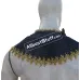 6 mm Medieval Chainmail Collar with Edged Brass Rows