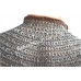 Chain Mail Collar Flat Wedge Riveted Alternating Solid