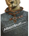 Aluminum Chain Mail Bishop Mantle 9 MM Flat Riveted with Solid Ring image 10