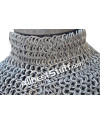 Medieval Aluminum 6 in 1 Ring Chain Mail Collar High Neck image 13