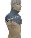 Medieval Aluminum 6 in 1 Ring Chain Mail Collar High Neck image 16
