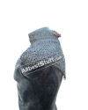 Medieval Aluminum 6 in 1 Ring Chain Mail Collar High Neck image 14
