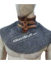 Chain Mail Collar 6 MM Flat Riveted with Alternating Solid image 1