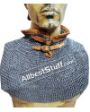 Chain Mail Collar 6 MM Flat Riveted with Alternating Solid image 9