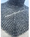 Chainmail Wedge Riveted High Neck Collar 6 in 1 Ring image 4