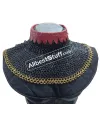 Flat Riveted Solid Chain Maille Gorget image 8
