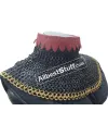Flat Riveted Solid Chain Maille Gorget image 9