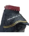 Flat Riveted Solid Chain Maille Gorget image 10