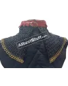 Flat Riveted Solid Chain Maille Gorget image 11