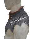 Flat Riveted with Solid Rings Maille Collar Aluminum image 1