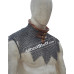 Flat Riveted with Solid Rings Maille Collar Aluminum