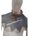 Flat Riveted with Solid Rings Maille Collar Aluminum image 4