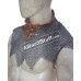Flat Riveted with Solid Rings Maille Collar Aluminum