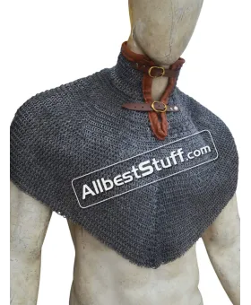 Medieval 6 MM Flat Riveted Chain Mail Bishop Mantle