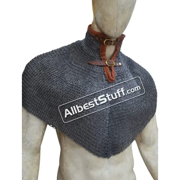 Medieval 6 MM Flat Riveted Chain Mail Bishop Mantle