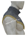 Medieval Aluminum 6 in 1 Ring Chain Mail Collar High Neck image 6