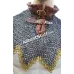 Stainless Steel Maille Collar Zig Zag Design Rust Proof Flat Riveted