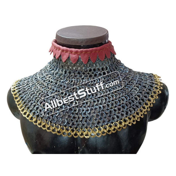 Titanium 9 MM High Neck Maille Collar