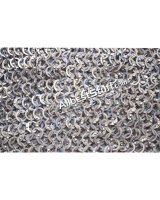 10 X 10 inch Square 18 G 9 MM Stainless Steel Maille Sheet