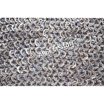 10 X 10 inch Square 18 G 9 MM Stainless Steel Maille Sheet