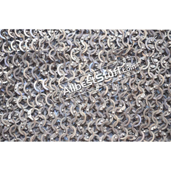 10 X 10 inch Square 18 G 9 MM Stainless Steel Maille Sheet