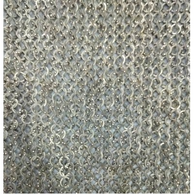 20 X 20 inch Square 18 G 9 MM Stainless Steel Maille Sheet