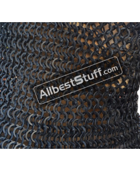 8 MM Wedge Riveted Chain Mail Sheet Alternating Solid Washer