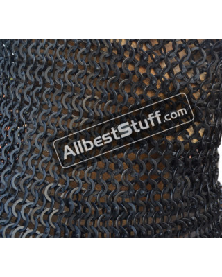 8 MM Wedge Riveted Chain Mail Sheet Alternating Solid Washer