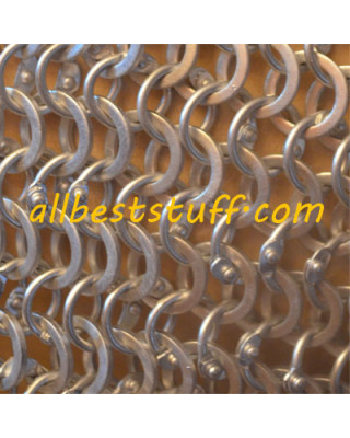 Round Riveted Flat Solid Aluminum Maille Sheet