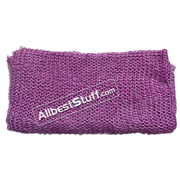 Butted Aluminum 8 mm Chain Mail Sheet Anodized 1 mtr