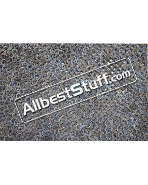 Medieval Titanium Chainmail Sheet 20X10 inch