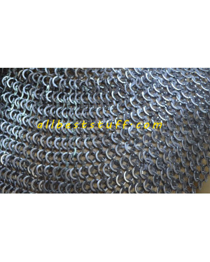 Wedge Riveted alternating Solid Washer Maille Sheet
