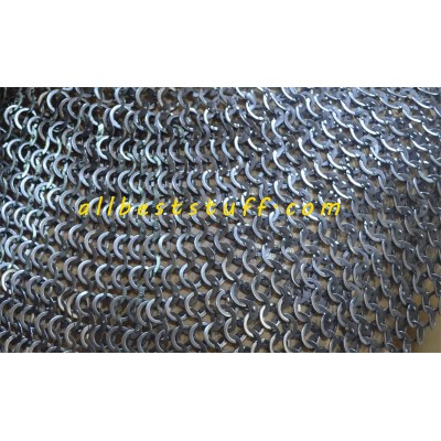 Wedge Riveted Chain Mail Sheet alternating Solid Washer Medium