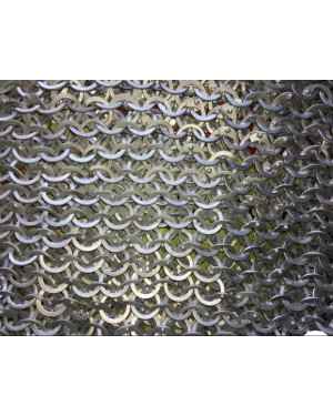 Flat Riveted Flat Solid Aluminum Chainmail Sheet