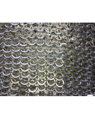Flat Riveted Flat Solid Aluminum Chainmail Sheet
