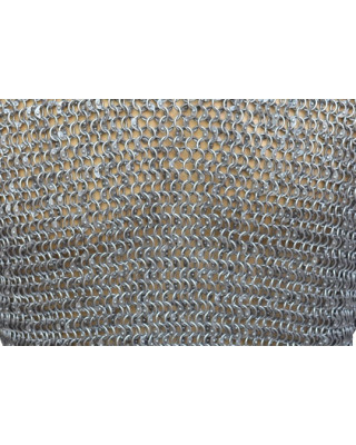 Full Round 8 MM 17 Gauge Chain Mail Sheet 30 X 30 inch