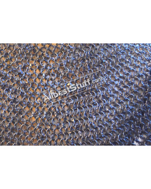 Full Round Riveted 16 Gauge Maille Sheet Multiple Loose Rings Rivets