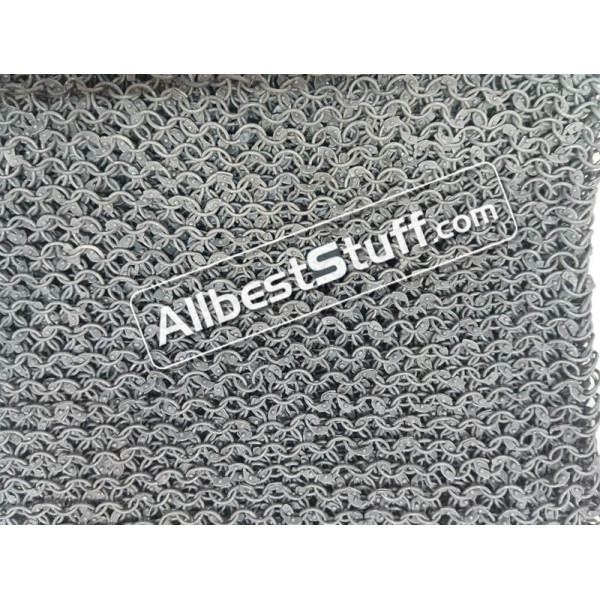 Round Riveted Light Weight Aluminum Chain Mail Sheet Medium