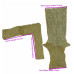 6 mm Solid Brass wedge Alternating Solid Ring Open Arm Voider Sleeve image 3